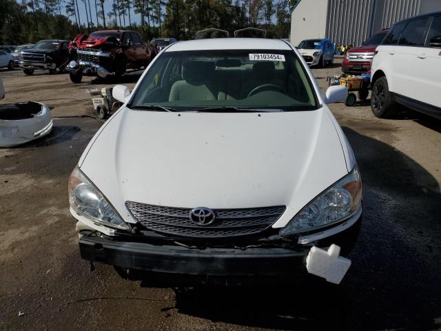 4T1BE32K13U150573 - 2003 TOYOTA CAMRY LE WHITE photo 5