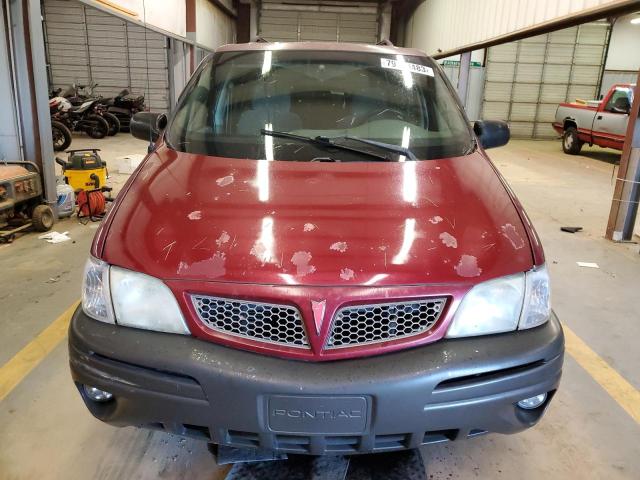 1GMDX03E44D176788 - 2004 PONTIAC MONTANA BURGUNDY photo 5