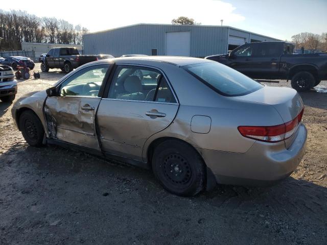 1HGCM56374A168168 - 2004 HONDA ACCORD LX TAN photo 2