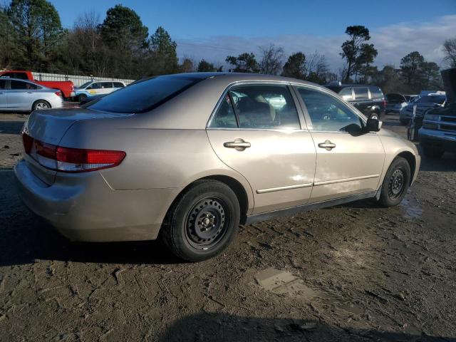 1HGCM56374A168168 - 2004 HONDA ACCORD LX TAN photo 3