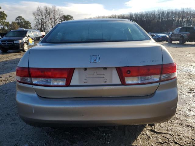 1HGCM56374A168168 - 2004 HONDA ACCORD LX TAN photo 6