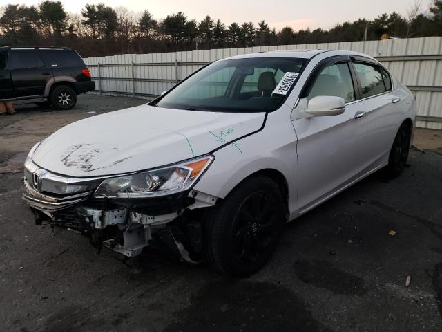 1HGCR2F89GA005201 - 2016 HONDA ACCORD EXL WHITE photo 1