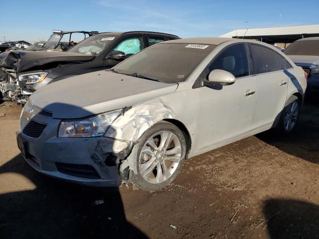 1G1PH5S91B7279221 - 2011 CHEVROLET CRUZE LTZ SILVER photo 1