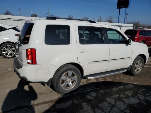 5FNYF4H54BB062255 - 2011 HONDA PILOT EXL WHITE photo 3