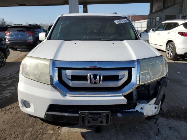 5FNYF4H54BB062255 - 2011 HONDA PILOT EXL WHITE photo 5