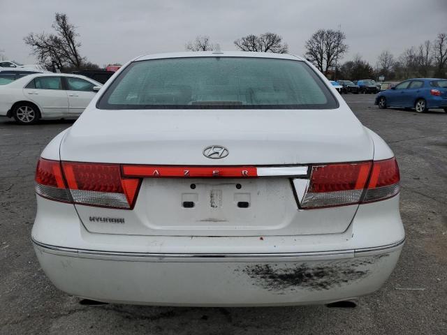 KMHFC46D49A360863 - 2009 HYUNDAI AZERA GLS WHITE photo 6