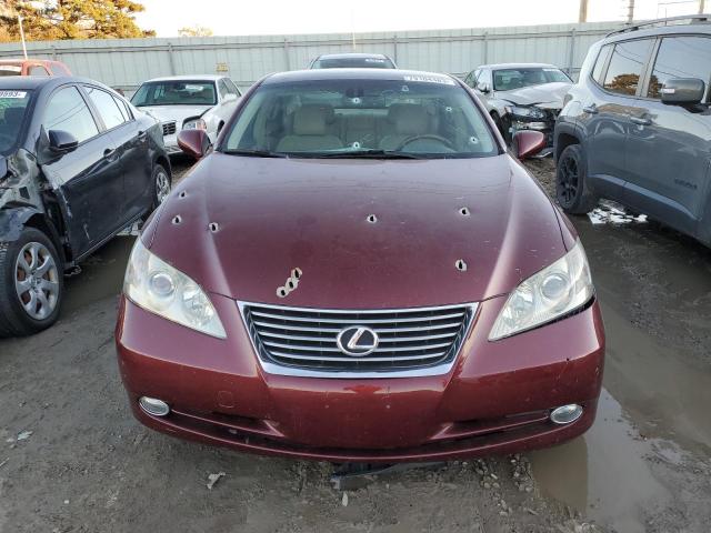 JTHBJ46G782246673 - 2008 LEXUS ES 350 RED photo 5