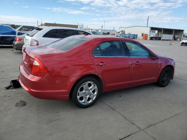 3FAHP0HAXBR183069 - 2011 FORD FUSION SE RED photo 3