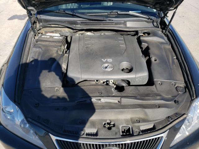 JTHBK262682069216 - 2008 LEXUS IS 250 BLACK photo 11