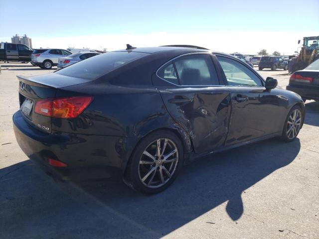 JTHBK262682069216 - 2008 LEXUS IS 250 BLACK photo 3