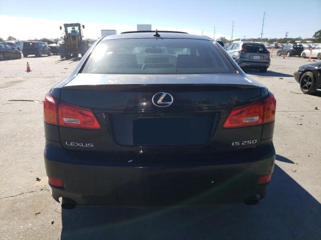 JTHBK262682069216 - 2008 LEXUS IS 250 BLACK photo 6