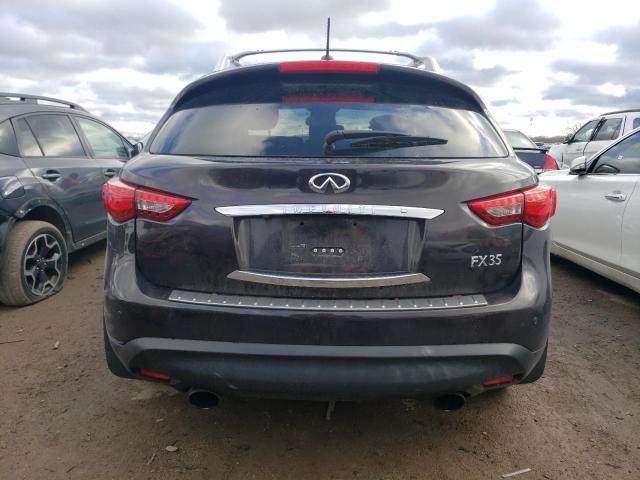 JN8AS1MW0BM141816 - 2011 INFINITI FX35 BLACK photo 6