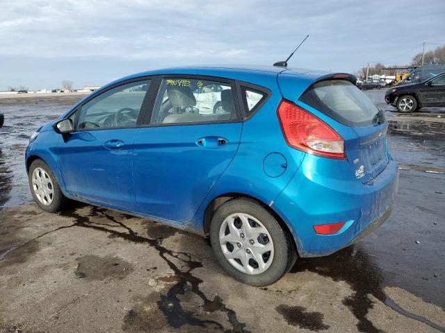 3FADP4EJ0CM132057 - 2012 FORD FIESTA SE BLUE photo 2