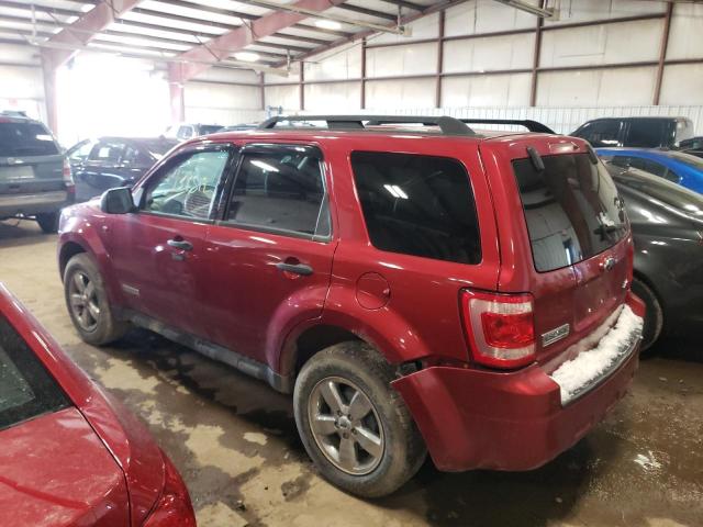 1FMCU931X8KE63270 - 2008 FORD ESCAPE XLT MAROON photo 2