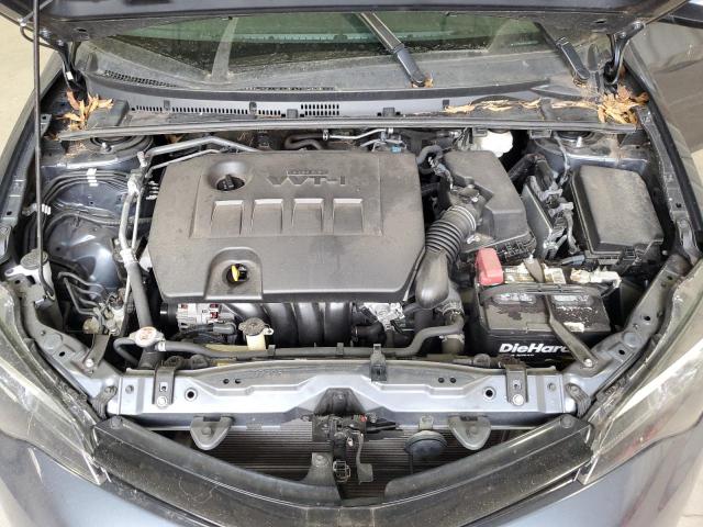 2T1BURHE8JC977248 - 2018 TOYOTA COROLLA L GRAY photo 11