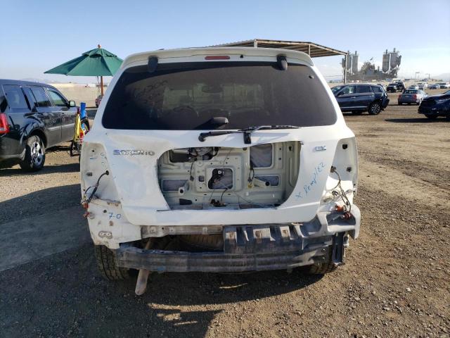 KNDJD733745195305 - 2004 KIA SORENTO EX WHITE photo 6