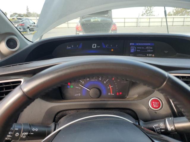 2HGFB2F9XFH526194 - 2015 HONDA CIVIC EXL შავი ფოტო 9