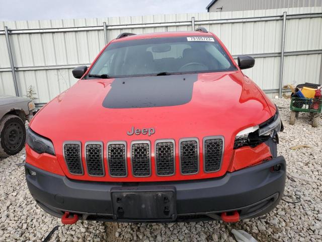 1C4PJMBX9KD208063 - 2019 JEEP CHEROKEE TRAILHAWK RED photo 5