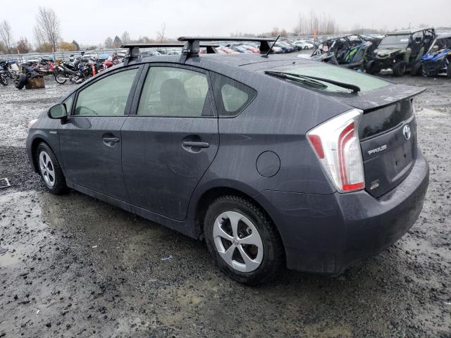 JTDKN3DU4C5506088 - 2012 TOYOTA PRIUS CHARCOAL photo 2