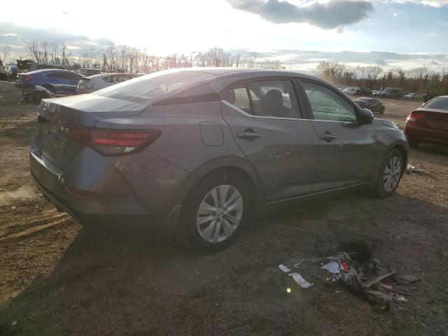 3N1AB8BV0NY225699 - 2022 NISSAN SENTRA S GRAY photo 3