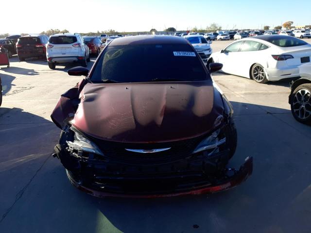 1C3CCCBB5FN641004 - 2015 CHRYSLER 200 S MAROON photo 5