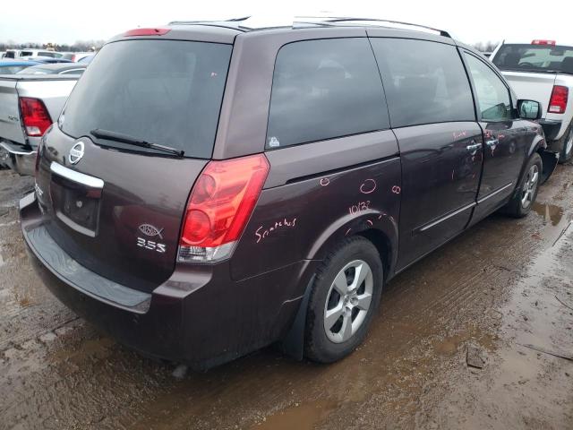 5N1BV28U17N137356 - 2007 NISSAN QUEST S BROWN photo 3