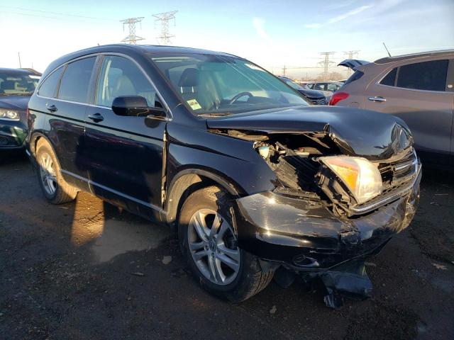 5J6RE4H72BL058379 - 2011 HONDA CR-V EXL BLACK photo 4