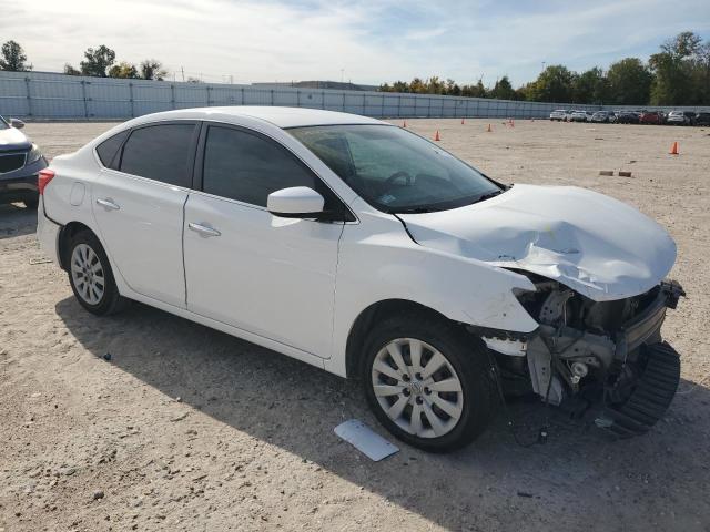 3N1AB7AP8HY330931 - 2017 NISSAN SENTRA S WHITE photo 4