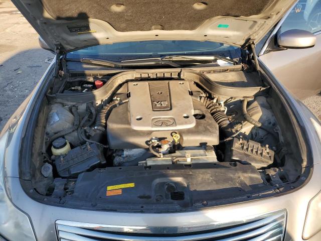 JNKBV61F58M254774 - 2008 INFINITI G35 SILVER photo 11