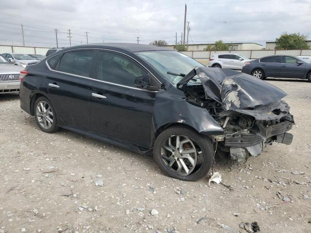 3N1AB7APXDL745272 - 2013 NISSAN SENTRA S BLACK photo 4