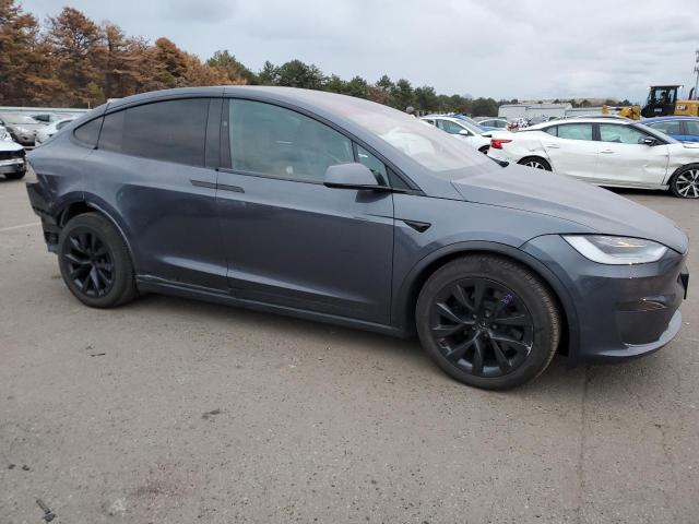 7SAXCBE65NF332977 - 2022 TESLA MODEL X CHARCOAL photo 4