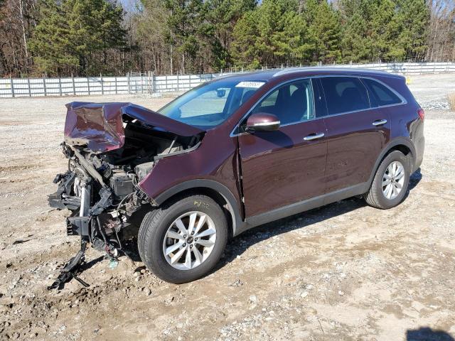 5XYPG4A32KG439837 - 2019 KIA SORENTO L BURGUNDY photo 1