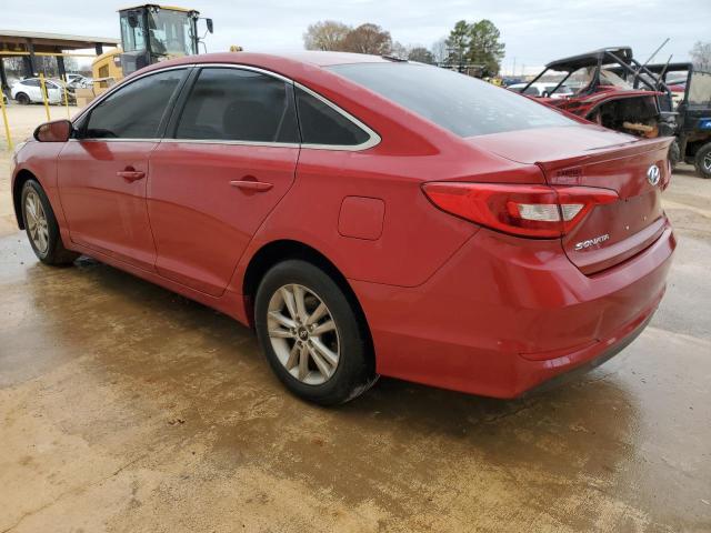 5NPE24AFXHH492075 - 2017 HYUNDAI SONATA SE RED photo 2