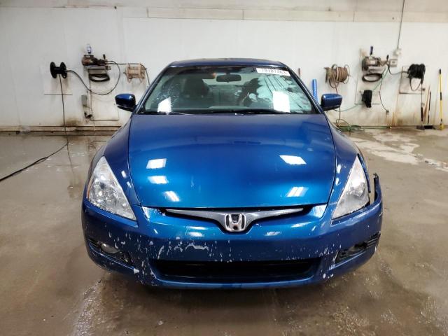 1HGCM72605A018335 - 2005 HONDA ACCORD EX BLUE photo 5