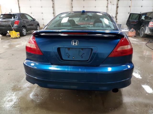 1HGCM72605A018335 - 2005 HONDA ACCORD EX BLUE photo 6