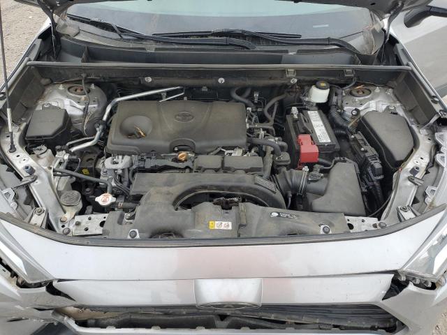 2T3A1RFVXKW048418 - 2019 TOYOTA RAV4 XLE PREMIUM SILVER photo 12