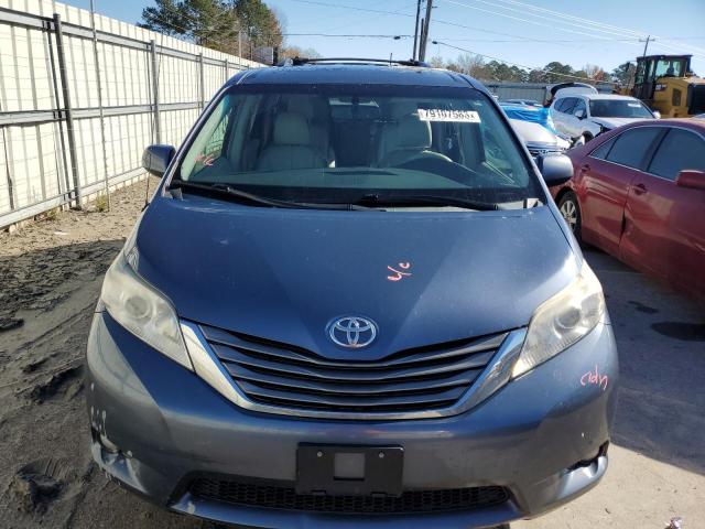 5TDYK3DC2ES503309 - 2014 TOYOTA SIENNA XLE BLUE photo 5