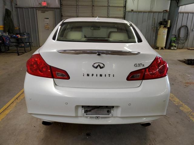 JN1CV6AR9CM972565 - 2012 INFINITI G37 WHITE photo 6