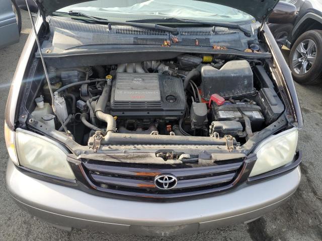 4T3ZF13C52U451375 - 2002 TOYOTA SIENNA LE BROWN photo 12