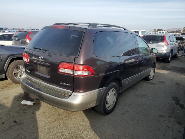 4T3ZF13C52U451375 - 2002 TOYOTA SIENNA LE BROWN photo 3