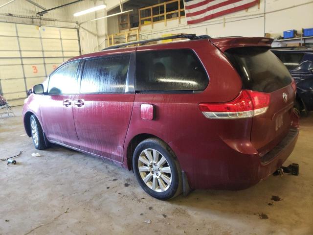 5TDJK3DC4ES075874 - 2014 TOYOTA SIENNA LE MAROON photo 2