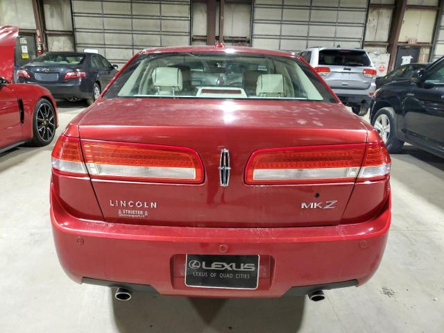 3LNHL2GC6CR822288 - 2012 LINCOLN MKZ RED photo 6