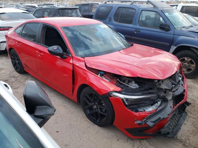 2HGFE2F51NH547437 - 2022 HONDA CIVIC SPORT RED photo 4