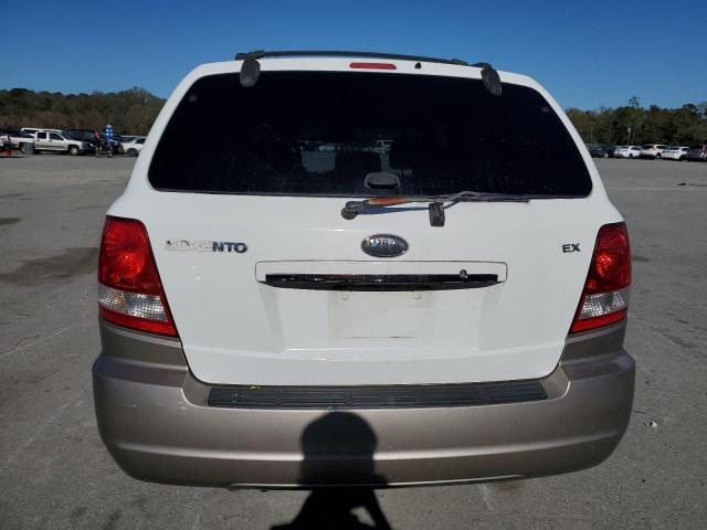 KNDJD733665645660 - 2006 KIA SORENTO EX WHITE photo 6