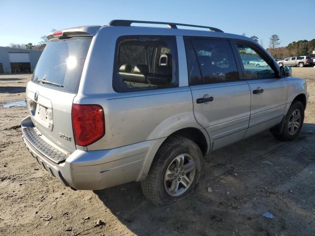 2HKYF18503H509665 - 2003 HONDA PILOT EXL GRAY photo 3