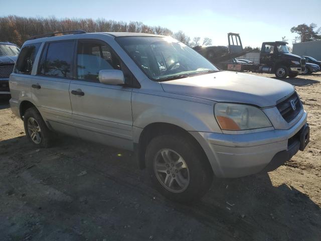 2HKYF18503H509665 - 2003 HONDA PILOT EXL GRAY photo 4