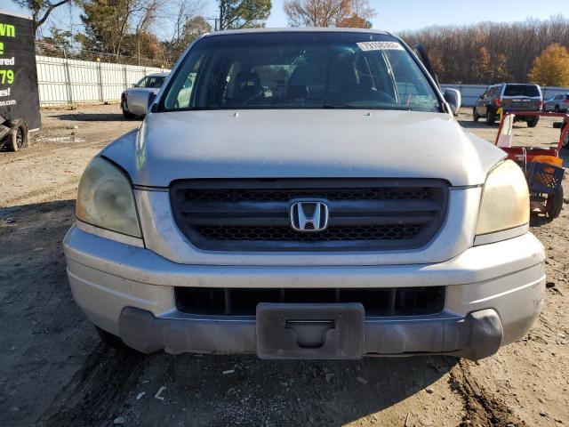 2HKYF18503H509665 - 2003 HONDA PILOT EXL GRAY photo 5