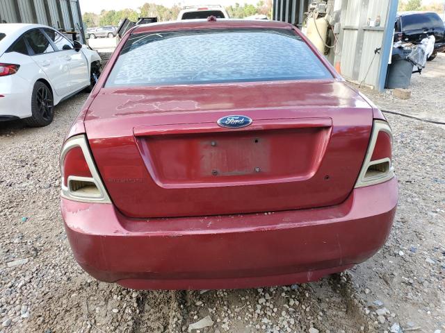 3FAHP07Z98R192507 - 2008 FORD FUSION SE RED photo 6