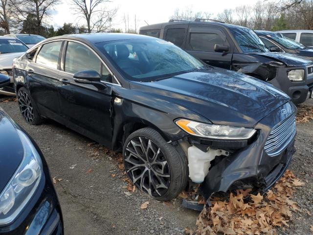 3FA6P0H9XER367512 - 2014 FORD FUSION SE GRAY photo 4