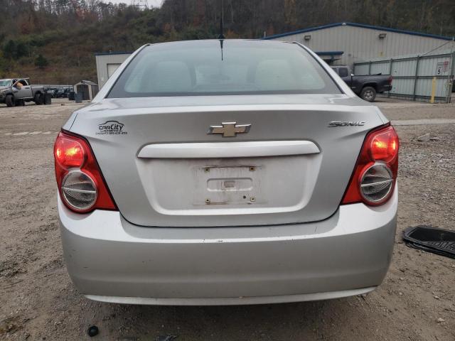 1G1JA5SG3E4158608 - 2014 CHEVROLET SONIC LS SILVER photo 6